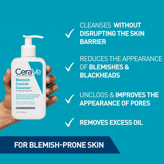 Cerave Blemish Control Cleanser for Blemish-Prone Skin 236ml