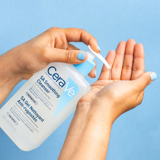 Cerave SA Smoothing Cleanser for Dry, Rough, Bumpy Skin