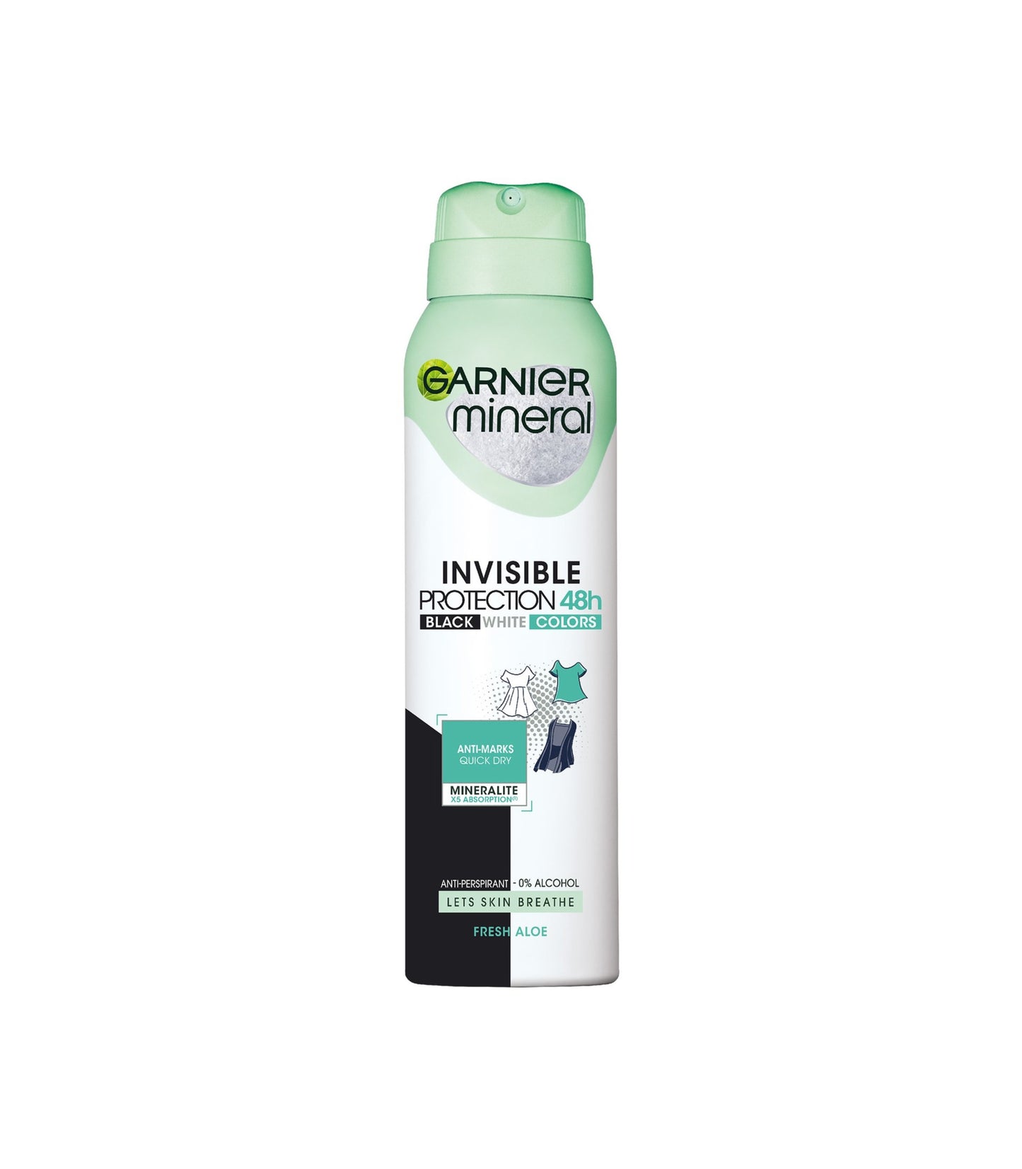 Garnier Mineral Deospray Invisible Protection 48H 150ml Fresh Aloe