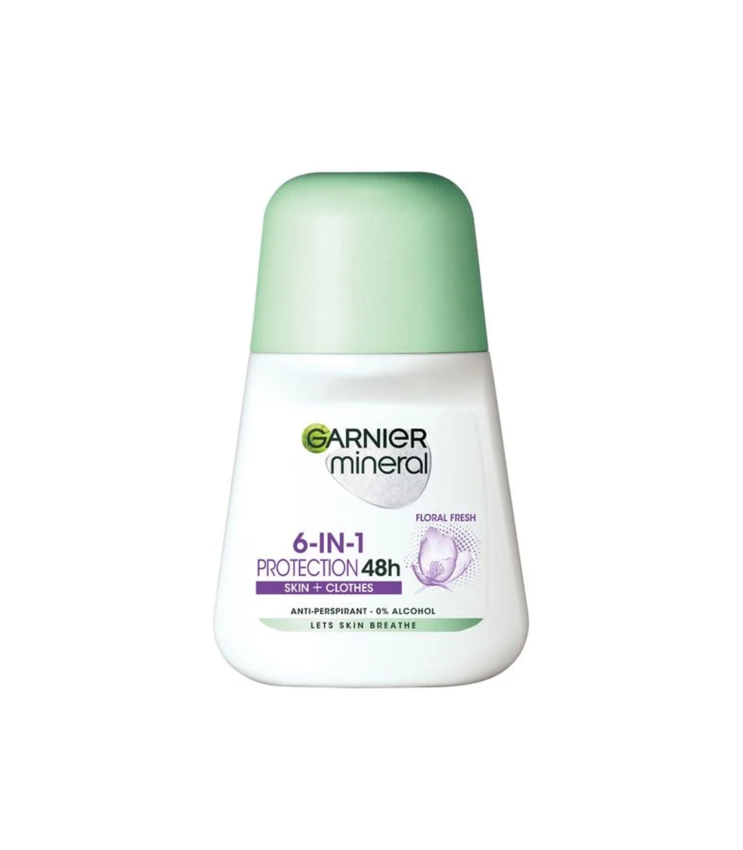 Garnier Mineral Deo Roll 6in1 Protection 48hr Antiperspirants 50ml