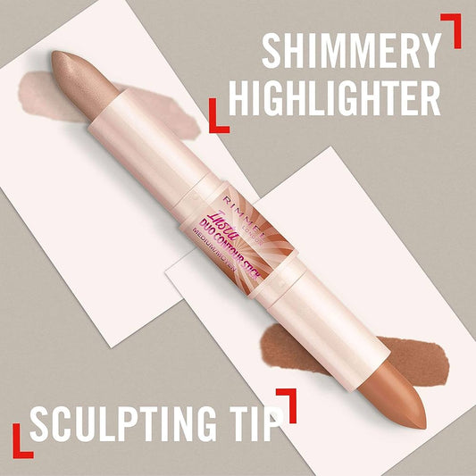 Rimmel London Insta Duo Contour Stick #100 light 4g