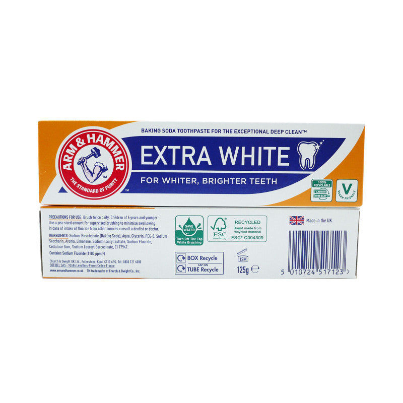 Arm & Hammer Extra White Toothpaste 125g