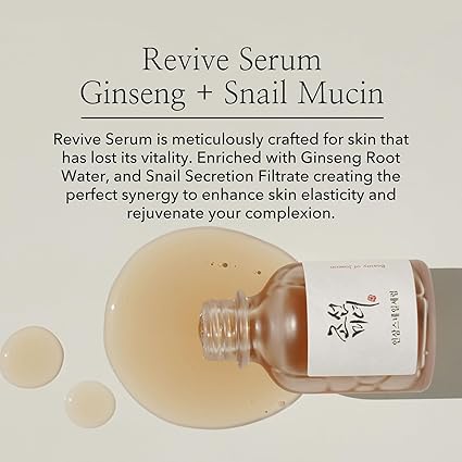 Beauty Of Joseon Reviving Serum Ginseng+Snail Mucin 30ml