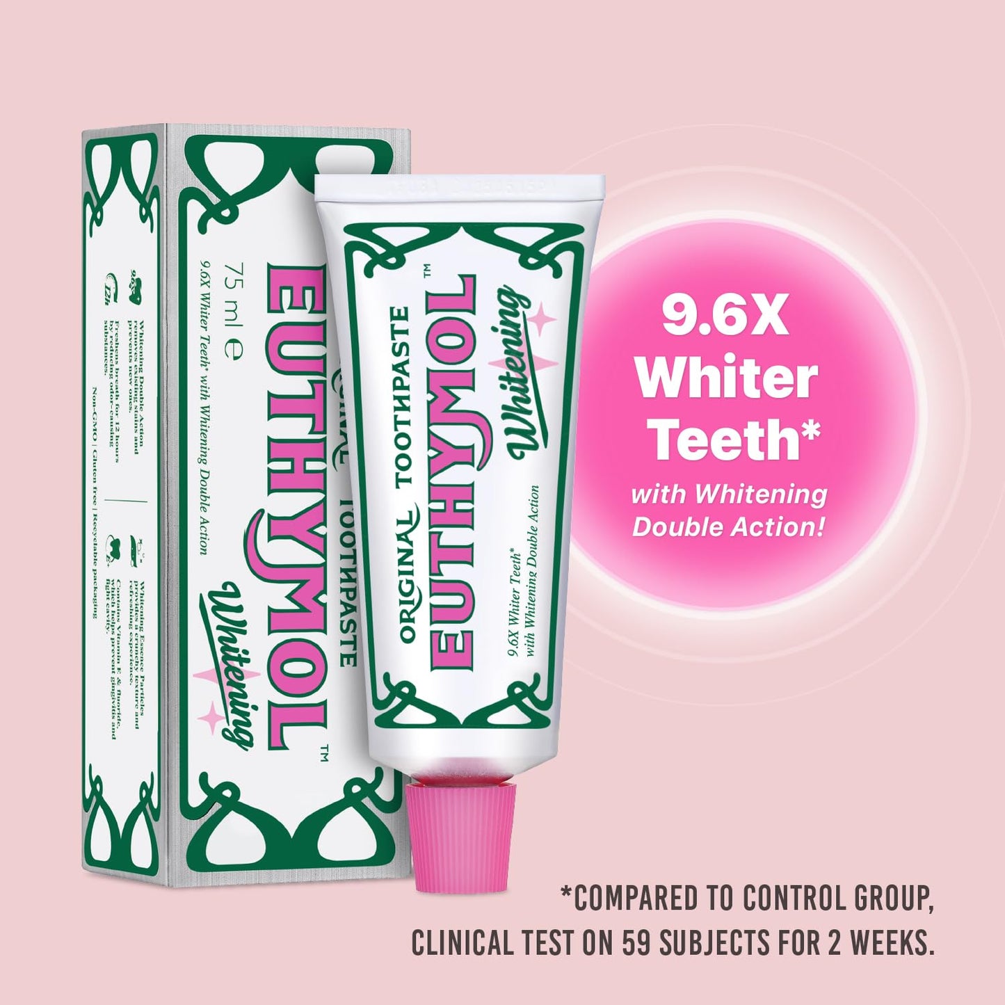 Euthymol Toothpaste 75ml Whitening