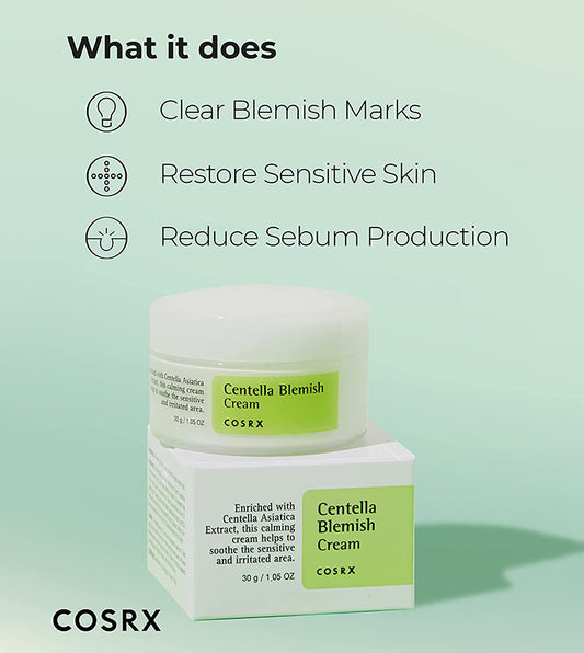 COSRX Centella Blemish Cream 30g 100%Original Made in Korea
