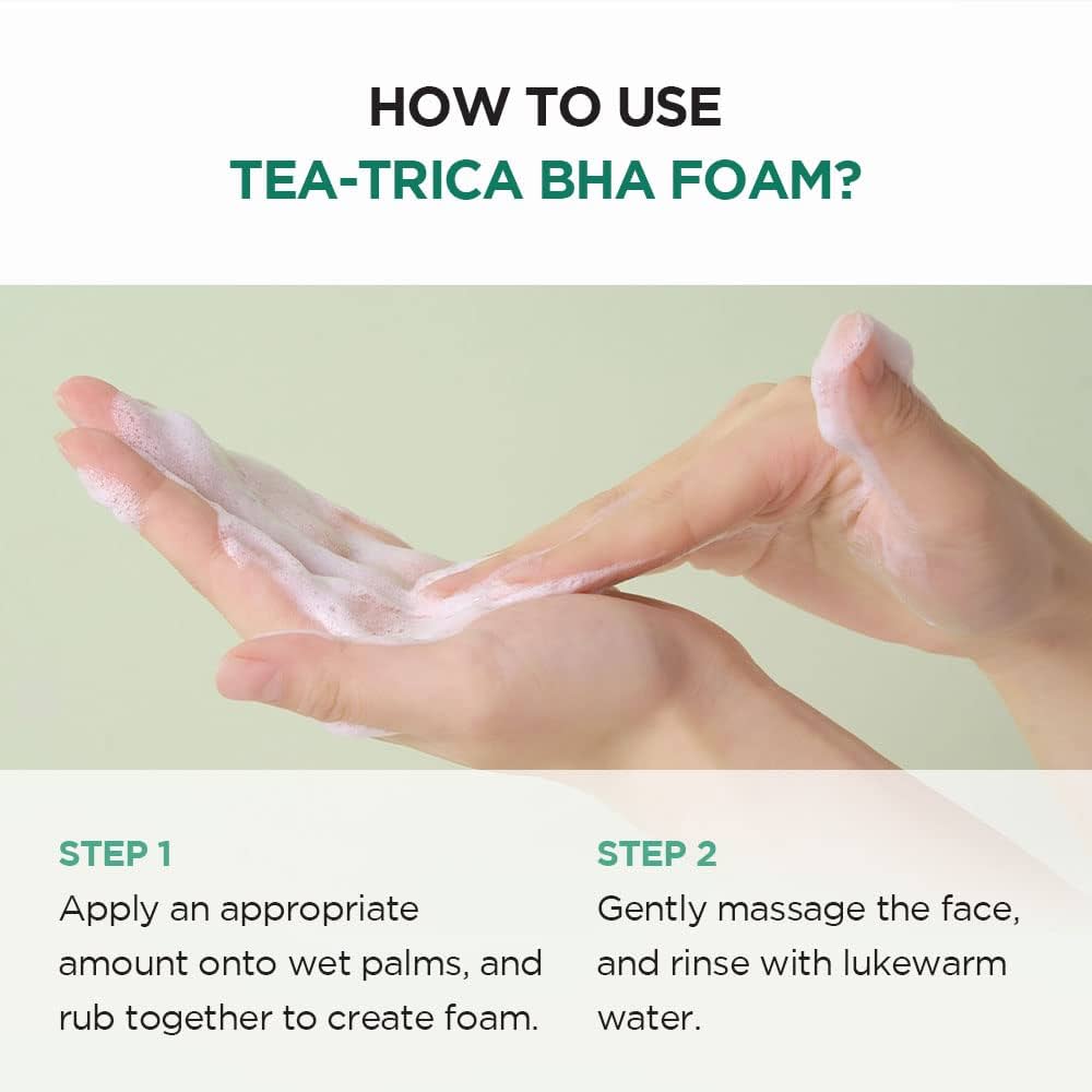 Skin1004 Madagascar Centella Tea-Trica BHA Foam 125ml