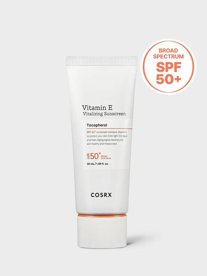 COSRX Vitamin E Vitalizing Sunscreen SPF50 50ml 100% Original Made in Korea