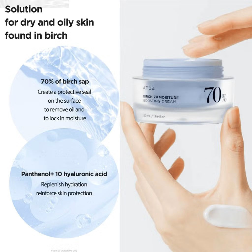 Anua Birch 70 Moisture Boosting Cream 50ml
