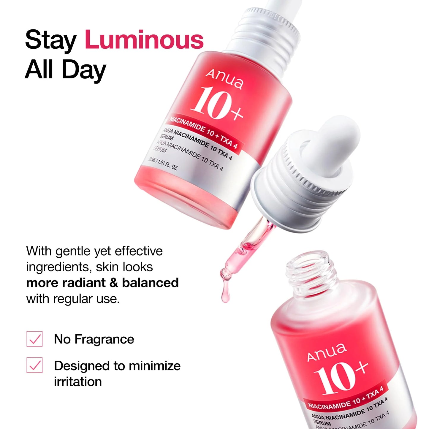 Anua 10+ Niacinamide 10+ TXA 4 Serum 30ml