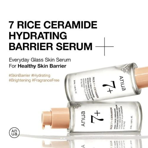 Anua Rice 7+Ceramide Hydrating Barrier Serum 50ml
