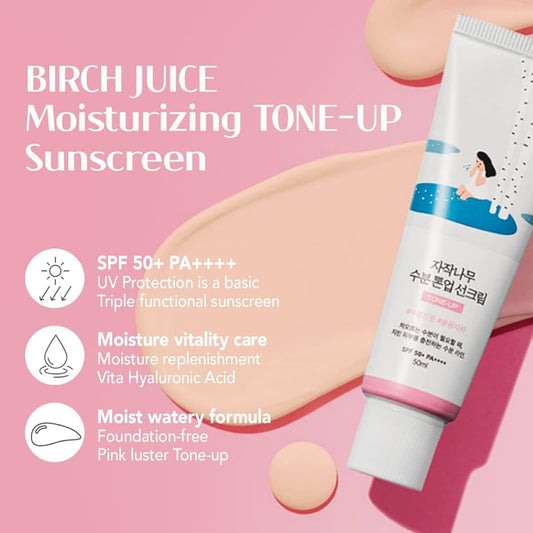 Round Lab Birch Juice Moisturizing Tone-up Sunscreen 50ml