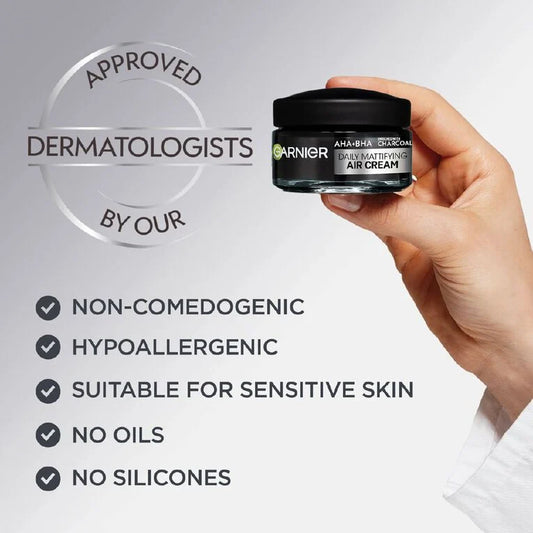 Garnier PureActive AHA+BHA Charcoal Air Cream 50ml