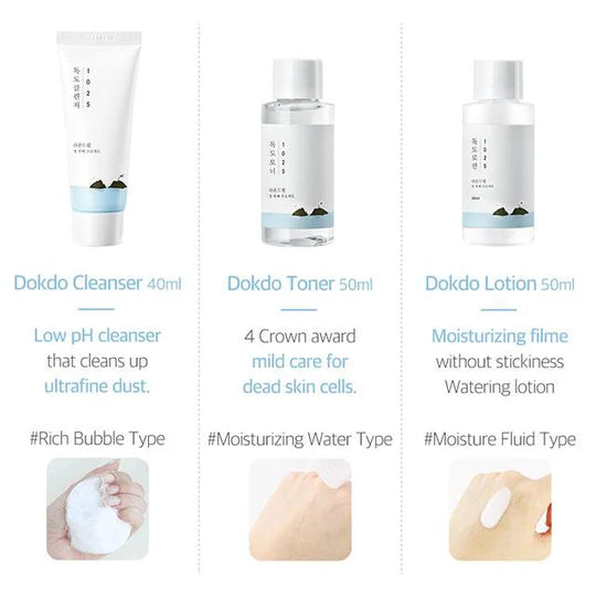 Round Lab 1025 Dokdo On The Go Kit Skin Care Basic Set
