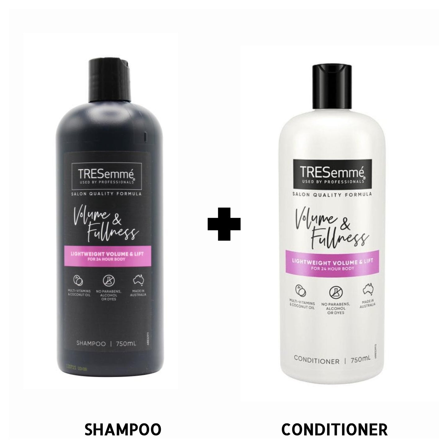 TRESemme Shampoo+Conditioner 750ml Volume & Fullness