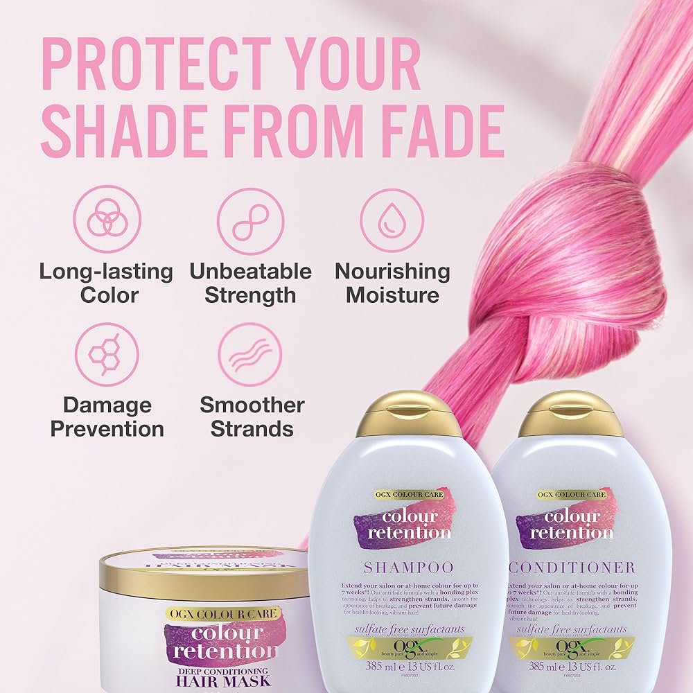 OGX Hair Mask Deep Conditioning Colour Retention 300ml