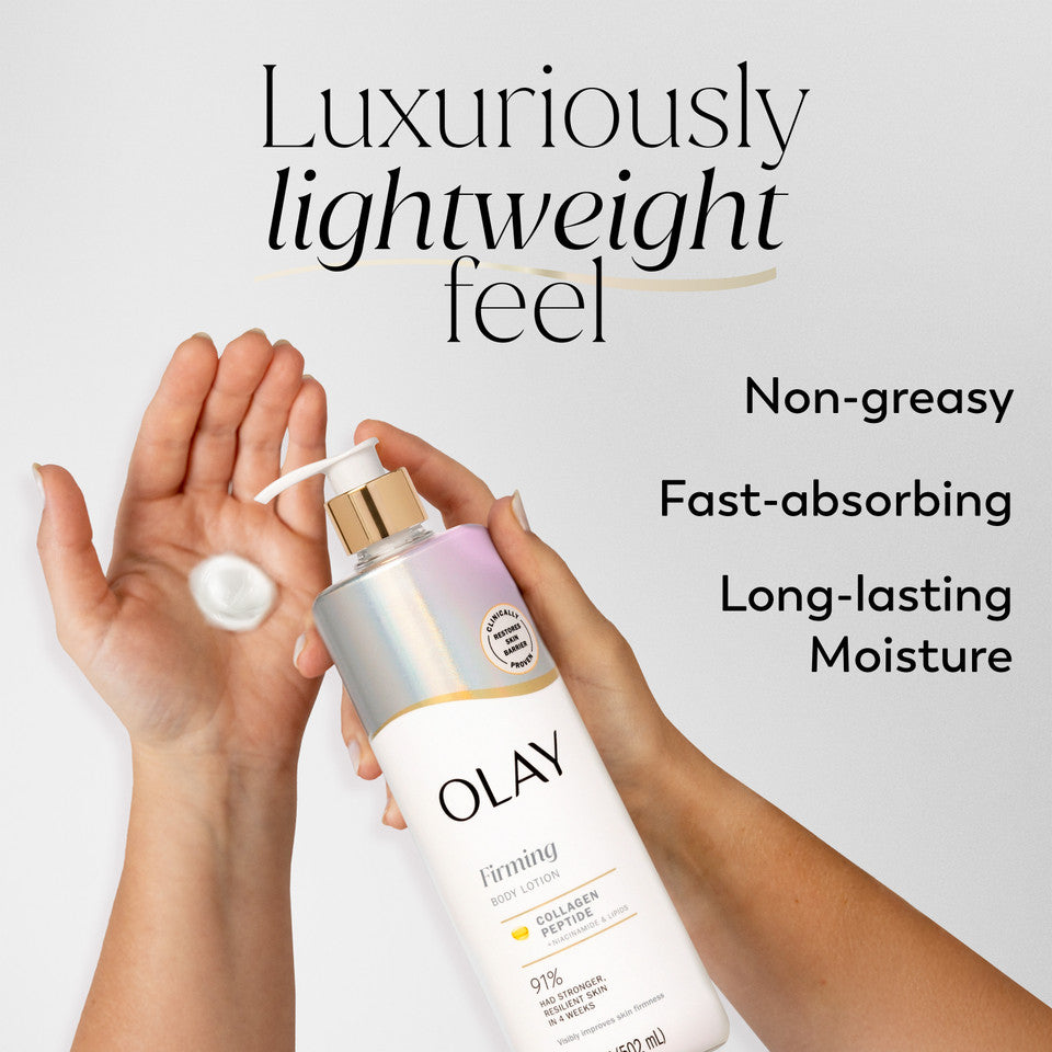OLAY Body Lotion 502ml Firming Collagen Peptide+Niacinamide & Lipids
