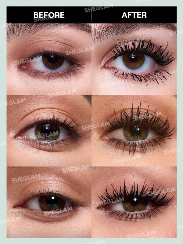 Sheglam All-in-One Volume & Lenght Mascara 4gx2 Washable Black