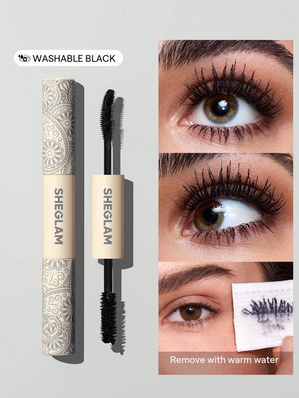 Sheglam All-in-One Volume & Lenght Mascara 4gx2 Washable Black