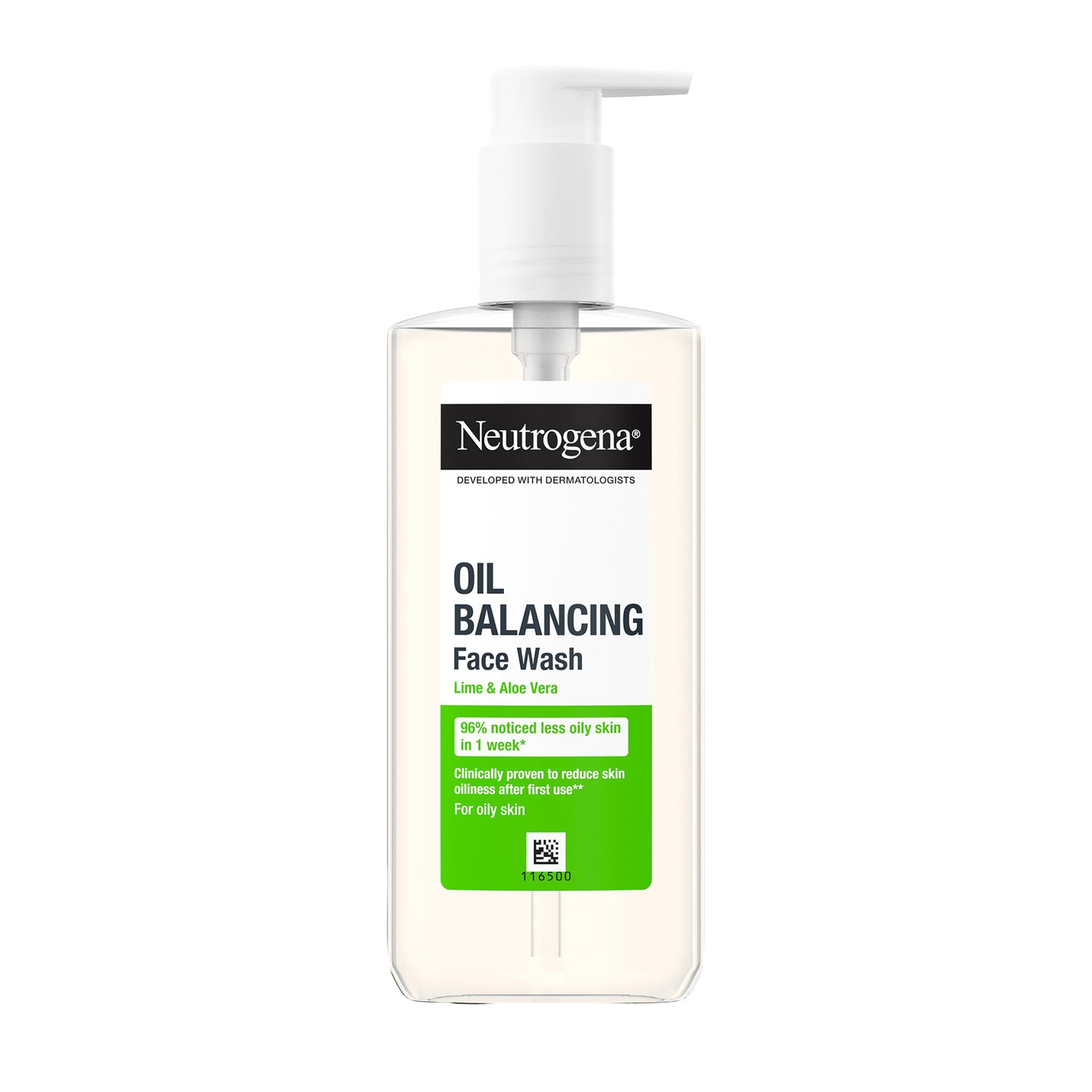 Neutrogena Oil Balancing Face Wash 200ml Lime & Aloe Vera
