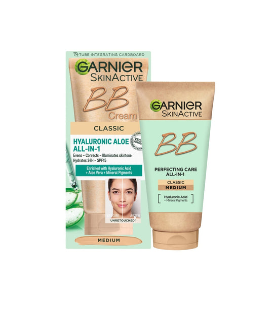 Garnier SkinActive BB Cream Classic Hyaluronic Aloe All in 1 50ml Medium