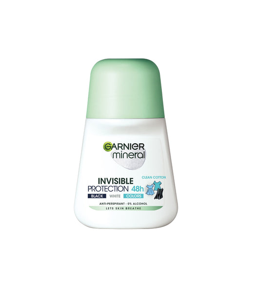 Garnier Mineral Deo Roll Invisible Protection 48h Antiperspirant 50ml