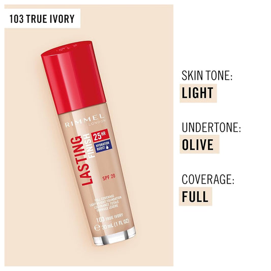 Rimmel Lasting Finish Foundation 25HR SPF20 30ml