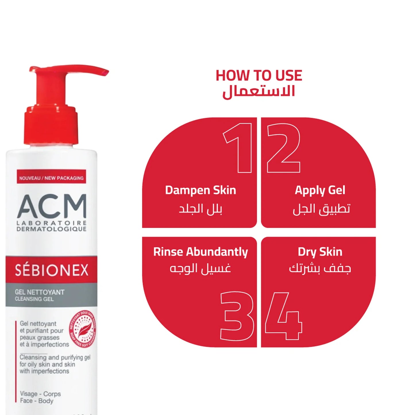 ACM Sebionex Cleansing Gel 200ml