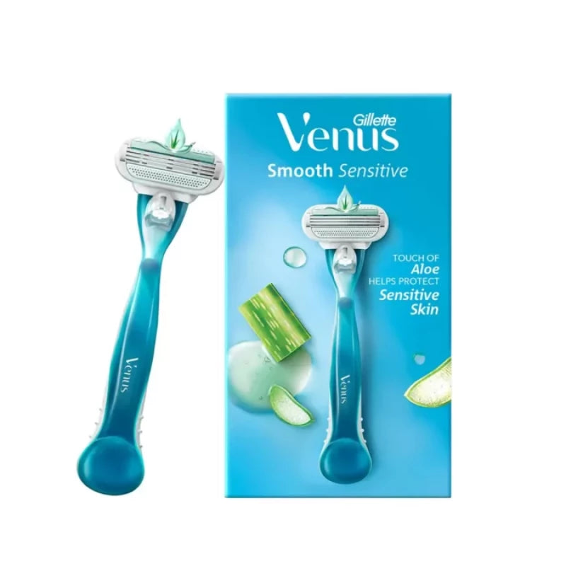 Gillette Venus Smooth Sensitive 3 Blades Razor With Aloe Vera