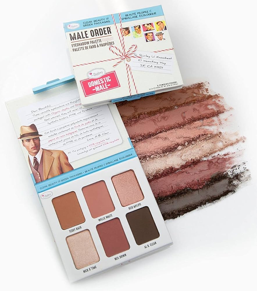 The Balm Male Order Eyeshadow Palette Domestic Male 13.2g