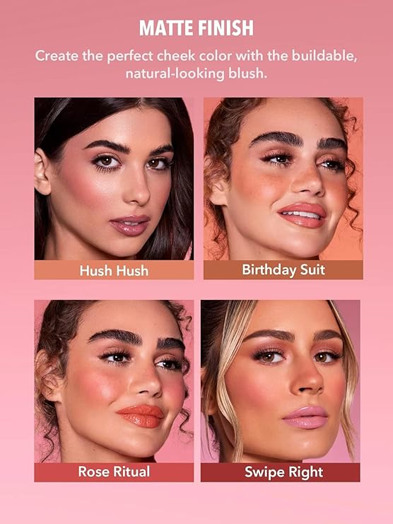 SHEGLAM Color Bloom Liquid Blush SHIMMER & MATTE Collection Set