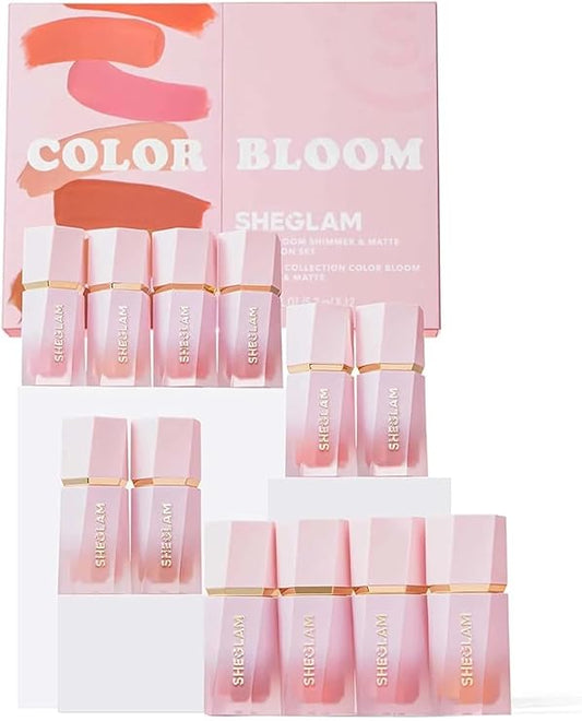 SHEGLAM Color Bloom Liquid Blush SHIMMER & MATTE Collection Set
