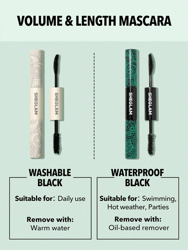Sheglam All-in-One Volume & Length Mascara Waterproof Black