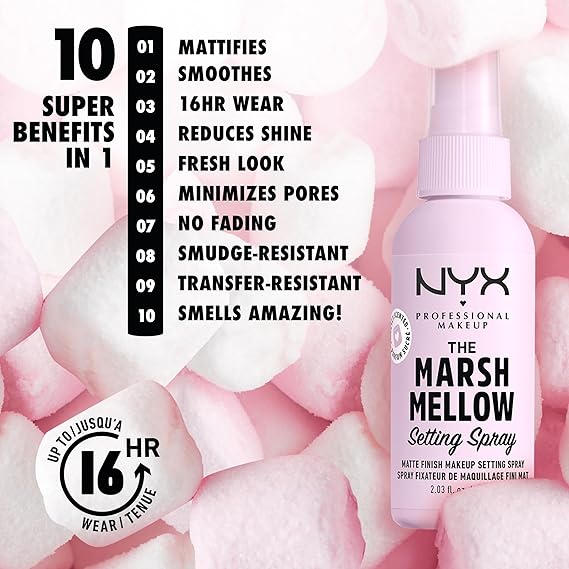 NYX Professional Makeup The Marsh Mellow Setting Spray 60ml