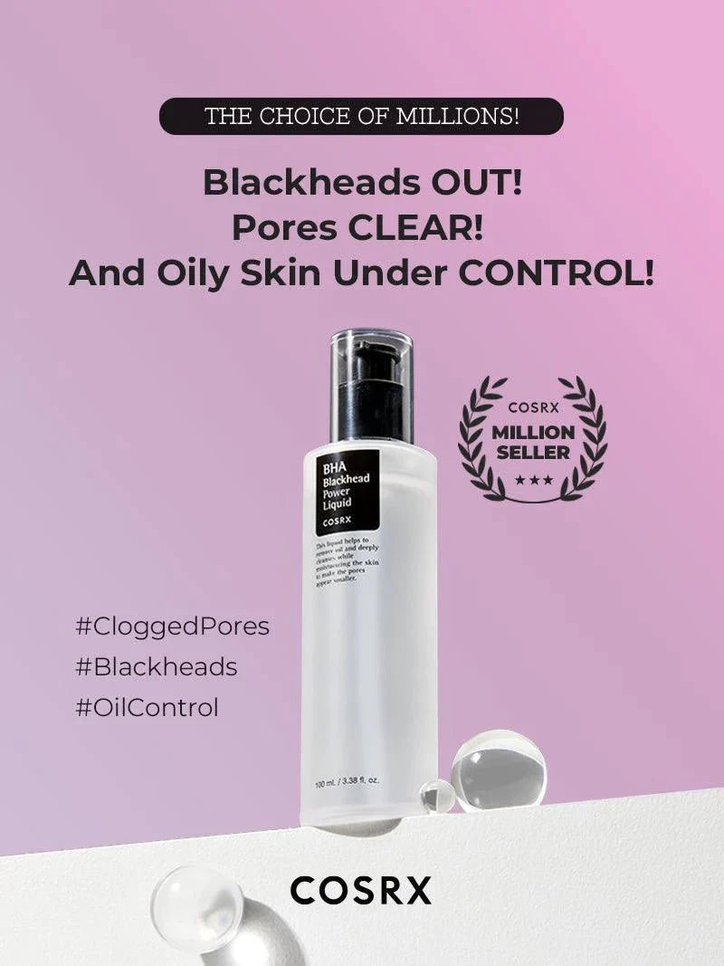 COSRX BHA Blackhead Power Liquid 100ml 100% Original Made in Korea