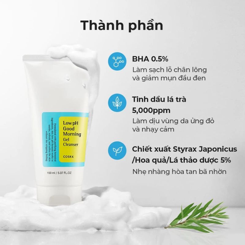 COSRX Low PH Good Morning Gel Cleanser 150ml 100% Original
