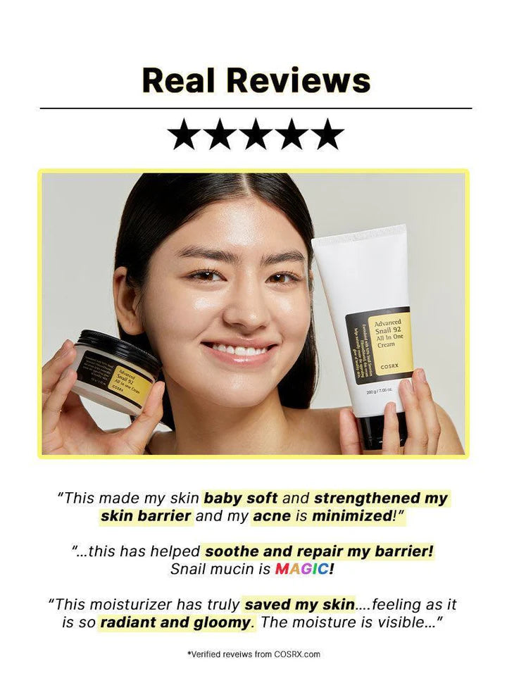 COSRX Advanced Snail 92 All in One Cream 50g 100% Original Made in Korea