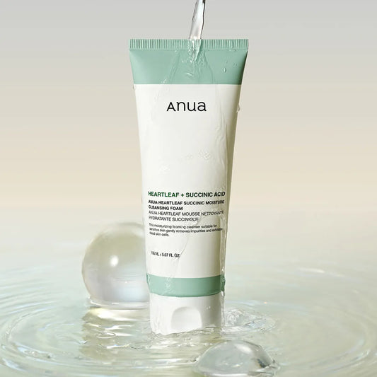 Anua Heartleaf+Succinic Acid Moisture Cleansing Foam 150ml