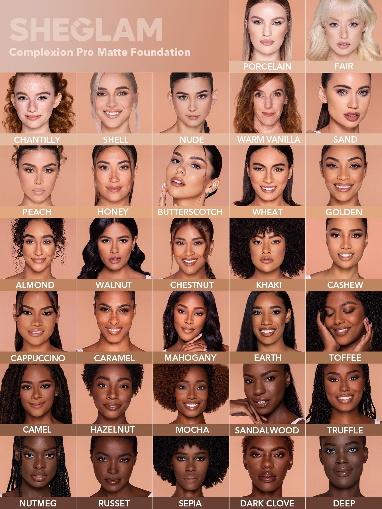 Sheglam Complexion Pro Long Lasting Breathable Matte Foundation 30ml