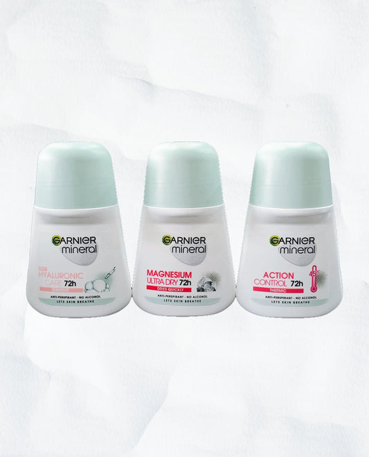 Garnier Mineral Deo Roll 72h Antiperspirant 50ml